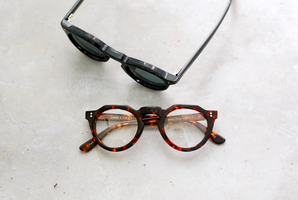 夏に必須なサングラスやメガネたちをご紹介します。〜Lesca LUNETIER 