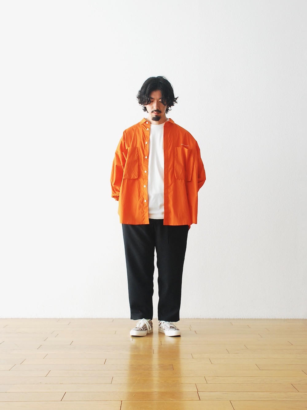 tightbooth OMBRE ROLL UP SHIRT mustard XL TBPR タイトブース ...